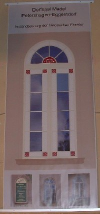 Entwurf für die Sanierung der Fenster