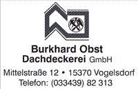 Dachdeckerei Burkhard Obst